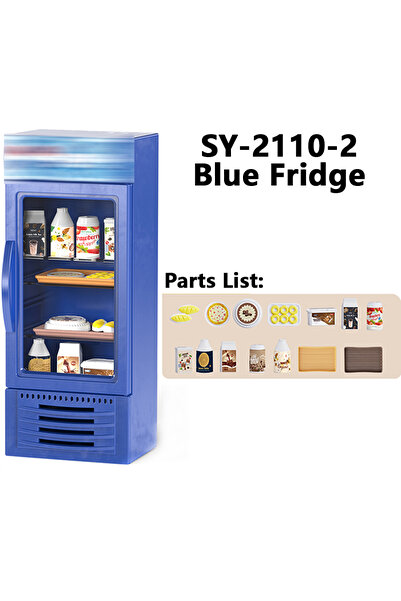 Choice1 SY-2110-2 1/12 Miniature Supermarket Refrigerator Furniture Model Orn...