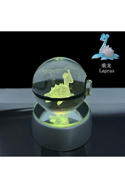 Choice4 Lapras Pokemon Crystal Ball Pikachu Gengar Eevee Mewtwo Lacario Anime...