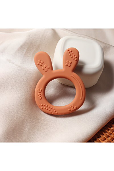 Choice moonpie pumpkin New Baby Teether Carrot Bunny Shape Silicone Teether T...