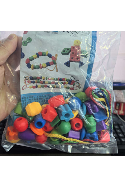 Choice 50PCS Bead 4 Lace Lacing Beads Threading Activities Kids Occupational ...