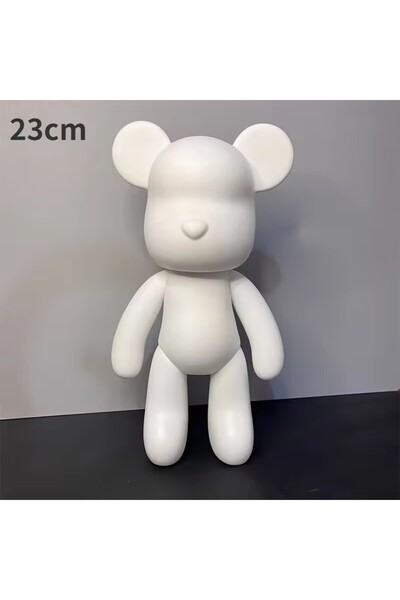 Choice bear 23cm Creative Fluid Bear Handmade DIY Painting Violent Bear Sculp...