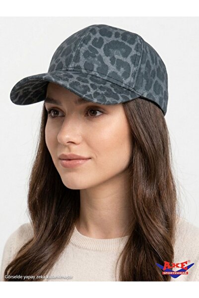 AXE SPORTSWEAR Leopard Pattern Adjustable Velcro Back Baseball Cap Sports Hat