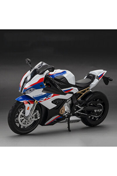choice2 دراجة نارية بيضاء بمقياس 1:12 S1000RR من ألعاب Kawazaki NINJA H2R مصن...