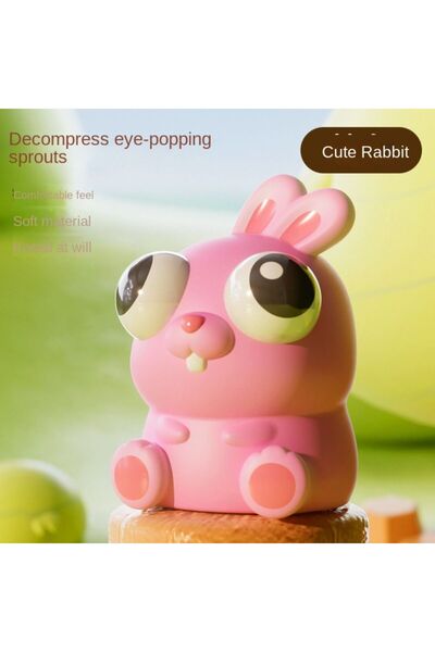 Choice 1pcs Pop Eye Animal Squishy Squeeze Toy Cute Cartoon Style Stress Reli...