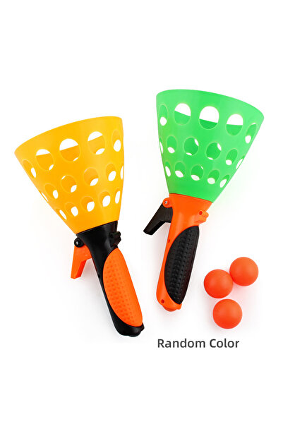 Choice1 Green Pop-Pass-Catch Ball Game for Children Catching Ball Launcher Sp...