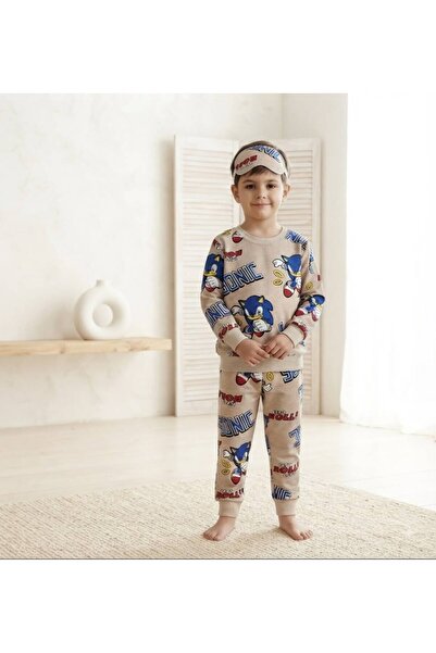 Fil Kids Boy's Cotton Piece Fabric Beige Color Puffer Patterned Sleep Banded ...