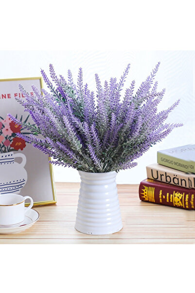 Choice1 10Pcs Purple 10 Bundles Artificial Lavender Flowers Head Fake Flowers...