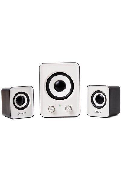 Spacer BOXE 2.1, RMS: 11W (2 x 3W + 5W), control volum, alimentare USB, negru...
