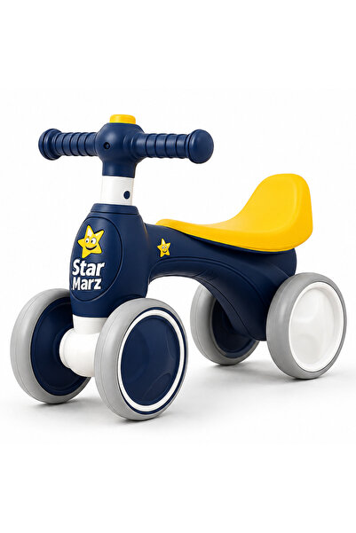StarMarz Premium Baby Balance Bike, 4-Wheel Training Bike with Soft Seat (1–5...