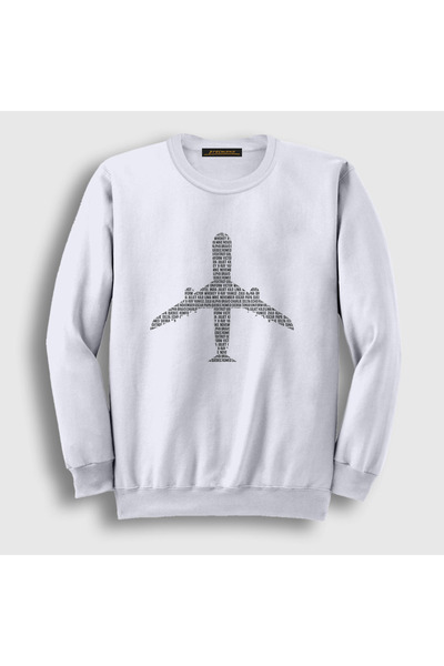 Presmono Unisex bela majica sa rečima pilot aviona 415591tt