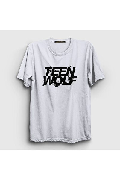 Presmono Unisex White Logo Series Teen Wolf T-shirt336253tt