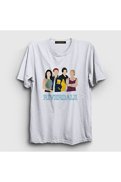 Presmono Unisex bele siluete Riverdale T-shirt 207190tt