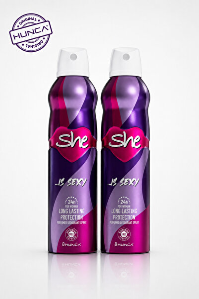 She Is Sexy Deodorant Sprey 150 Ml ( 2 Adet)