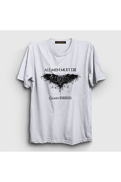 Presmono Unisex White Die Game Of Thrones T-shirt191551tt
