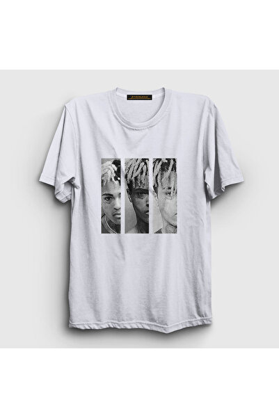 Presmono Unisex White Three Xxxtentacion T-shirt 49183tt