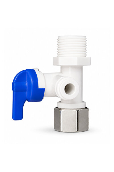Nw Metal Rakorlu 3/8"-1/4"-3/8 Plastik Vanalı Hat Alma Aparatı