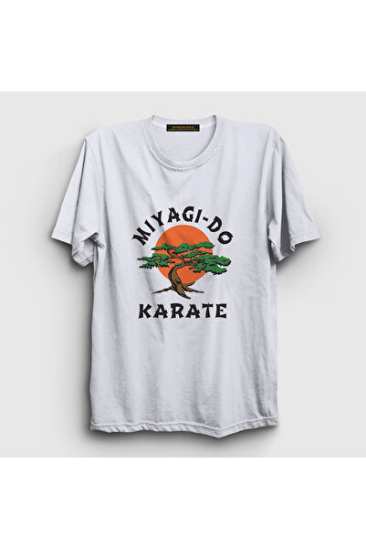 Presmono Tricou Unisex Alb Miyagi Do Karate Cobra Kai 471013tt