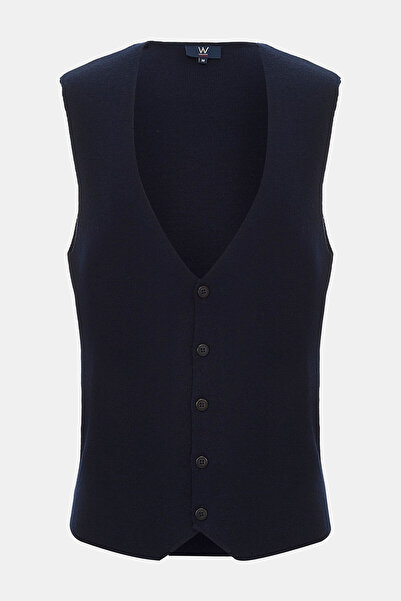 W Collection LACİVERT YELEK