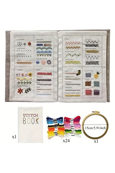 Choice Akuan tool 1 Set of Embroidery Books, Stitch Books, DIY Stitch Books, ...