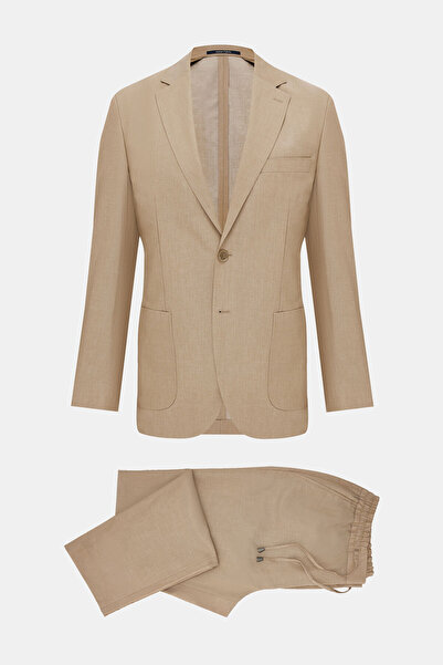 W Collection BEJ DÜĞMELİ TAKIM ELBİSE