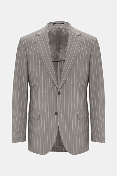 W Collection GRİ DÜĞMELİ PAMUK/YÜN CEKET