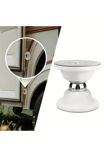 Choice1 WHITE Magnetic Door Catch Kitchen Door Retainer RV Door Stop Retainin...