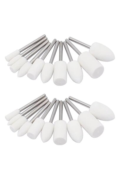 Choice Cylinder 2.35x4mm 2.35mm Handle Wool Felt Polishing Wheel for Jewelry ...