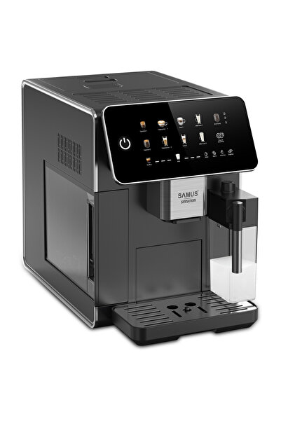 Samus Espressor Sensation, 9 bauturi automate, 15 bari, Rasnita, 1350 W, Reze...
