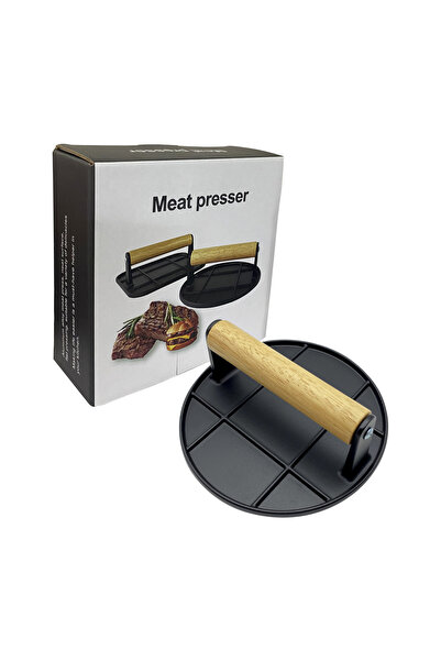 Choice circular Aluminum Alloy Burger Press Outdoor Non Stick Round/Square Ha...