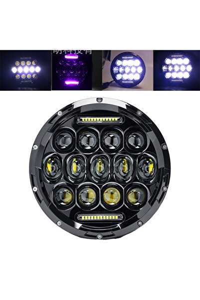 Choice5 مصباح أمامي LED للدراجات النارية مقاس 7 بوصات، معتمد من DOT، طراز Y00...