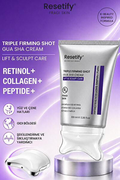 RESETIFY Triple Firming Shot Gua Sha Sıkılaştırıcı Gençleştirici Krem 100 ML