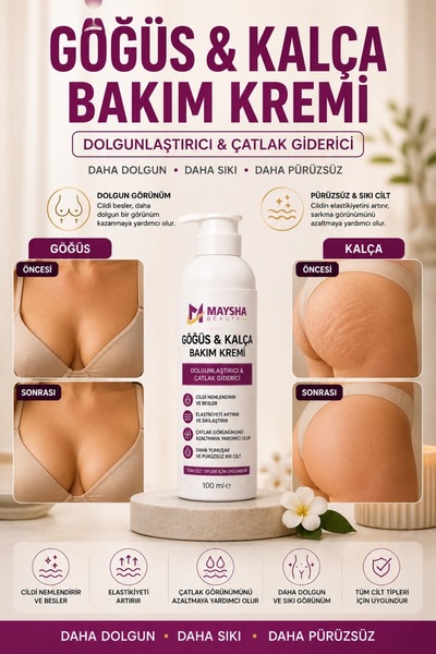 Maysha Beauty Göğüs ve kalça şekillendirici dolgunlaştırıcı çatlak giderici b...
