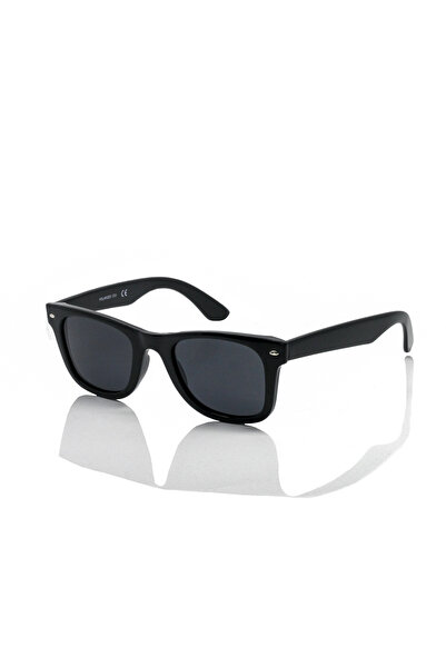Le Miel Eyewear Wayfarer Shiny Black Fleece Ized Unisex Sunglasses