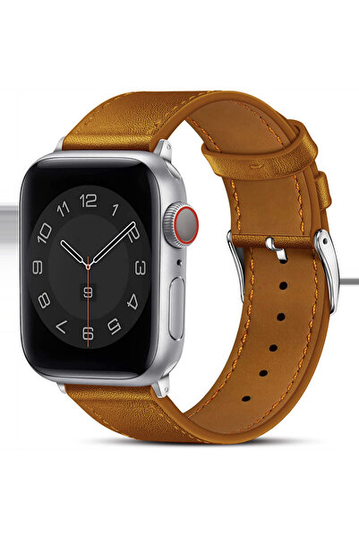Casey Studios Каишка от естествена кожа за Apple Watch Ultra/SE/9/8/7/6/5/4/3...