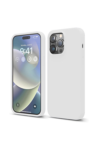 Casey Studios Silicone case iPhone 14 Pro Max, with microfiber, thin, protect...