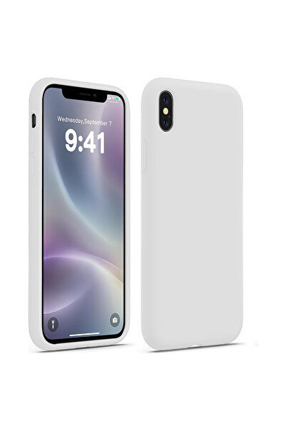 Casey Studios Silicone case iPhone X/XS, with microfiber, thin, protective, r...