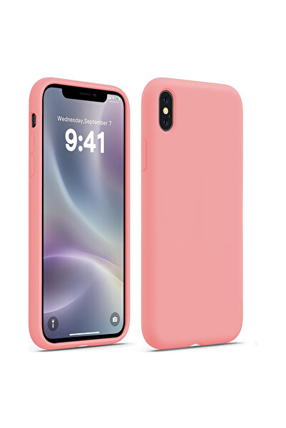 Casey Studios iPhone X/XS Силиконов калъф, с микрофибър, тънък, защитен, повд...