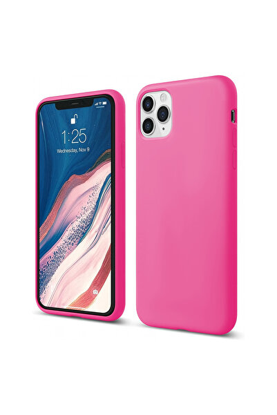 Casey Studios iPhone 11 Pro Max мек Силиконов калъф, микрофибърна вътрешна ча...
