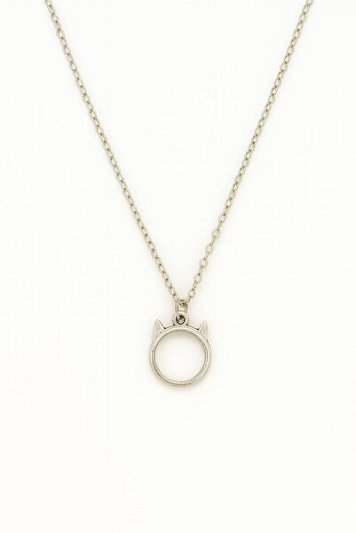 Herşey Nota Cat Ear Ring Unisex Necklace – Cute and Modern Design