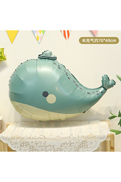 Choice Other Matte-Blue-Whale Matte Cartoon Super Cute Animal Shaped Ballons,...