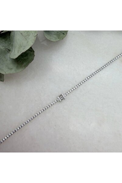 Nes Triple Baguette Design Tamtur Bracelet (17+2 cm)