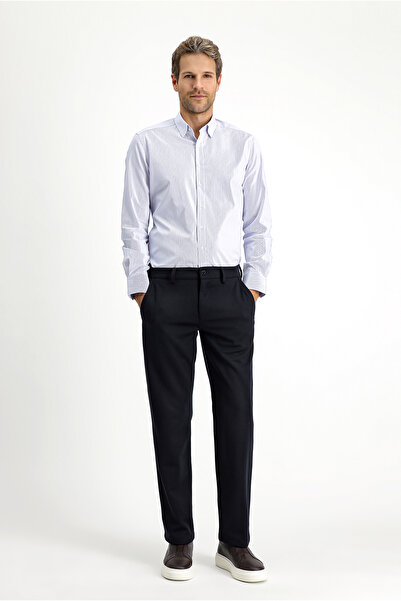 Kiğılı 7 Drop Slim Fit Dar Kesim Likralı Örme Klasik Kumaş Pantolon