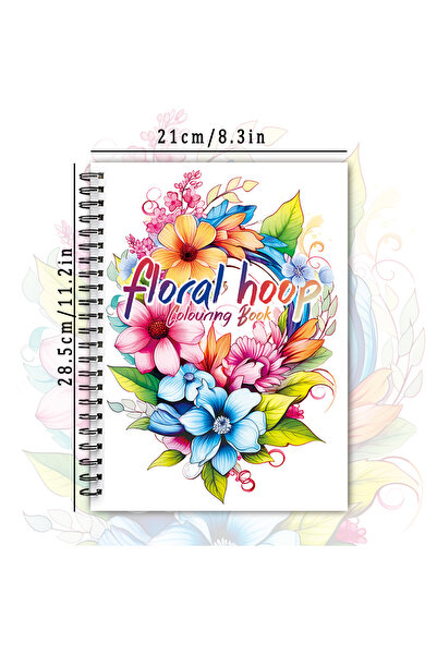 Choice9 Blue Spiral Coloring Book -30 Sheets Adult Coloring Book, 11.3 X 8.3 ...
