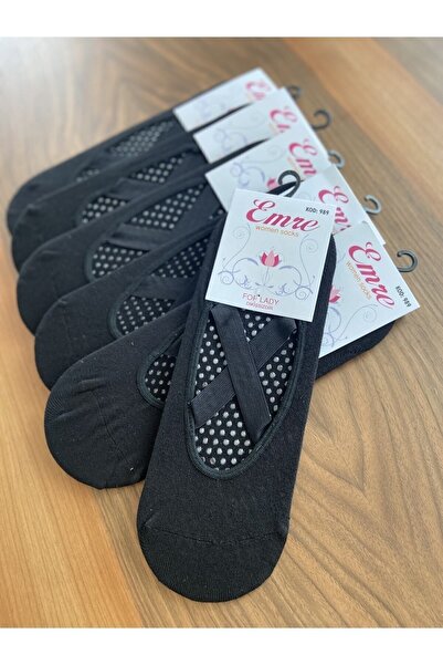 EMRE ÇORAP 6 Pairs of Pilates and Yoga Socks Black – Sports and Exercise Socks