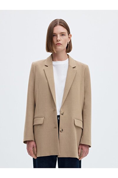 SELECTED Blazer Viskosemix volného střihu