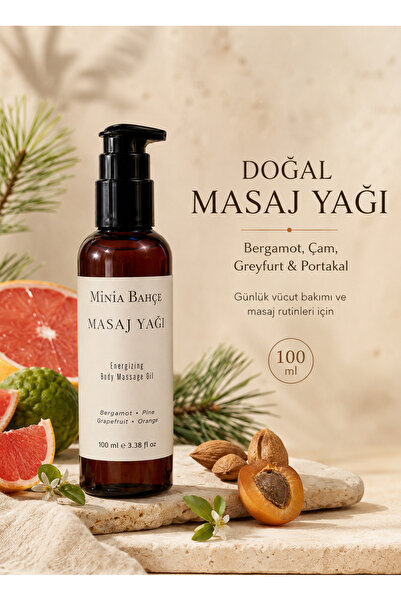 Minia Bahçe Bitki ve Sanat Atölyesi Bergamot Aromaterapi Masaj Yağı 100 ml | ...