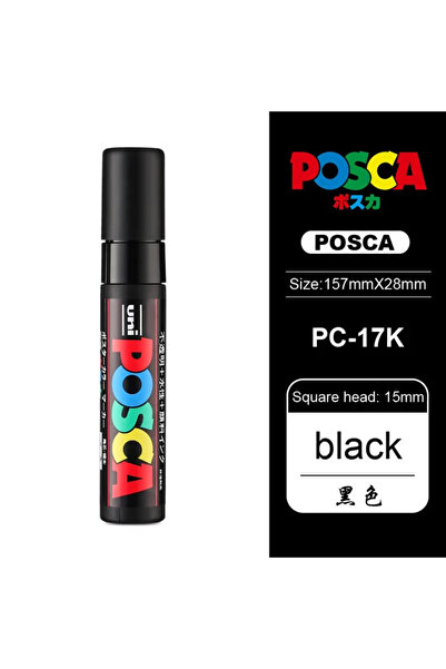 Choice 17K-24 1pc Japan UNI POSCA Marker PC-17K Graffiti Painting POP Poster ...