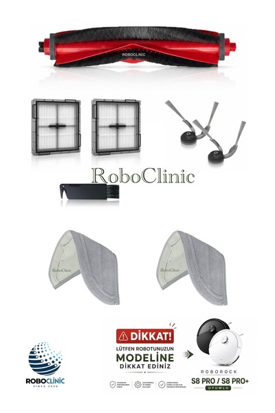 Roboclinic Roborock S8 Pro / S8 Pro+ (ΜΗ ΥΠΟΛΟΓΙΣΤΗΣ ULTRA!!) Ανταλλακτική βο...