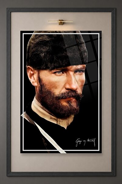 HMDS CONCEPT Mustafa Kemal Atatürk Cam Tablo HMDS0198