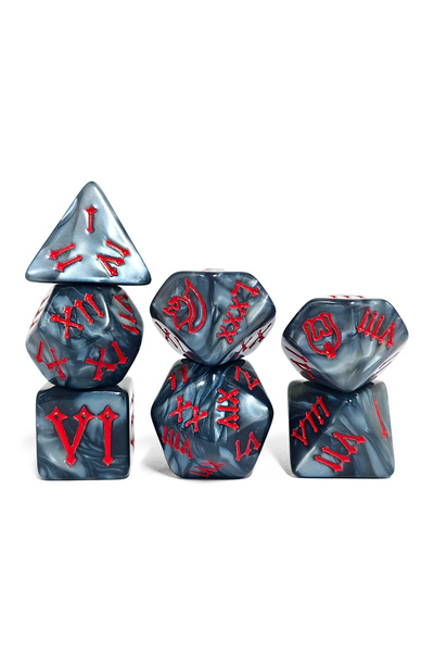 Choice4 HSP37 7Pcs/set Roman Armor Dice Set for Dungeons and Dragons Games RP...